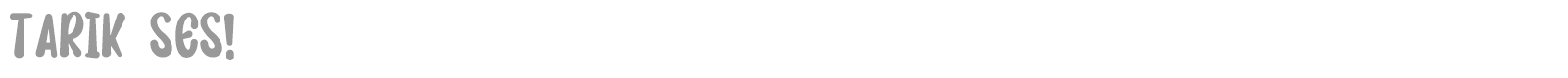 Tarik Ses font preview